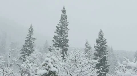 Rocky Mountains in Winter Stock Footage 11263247