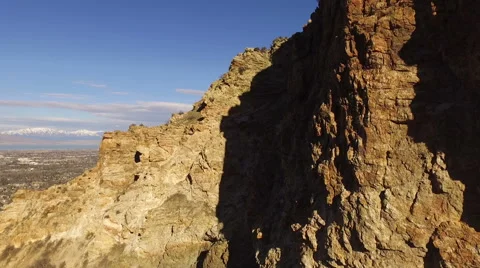 Rocky Mountainside Video stock 63357269