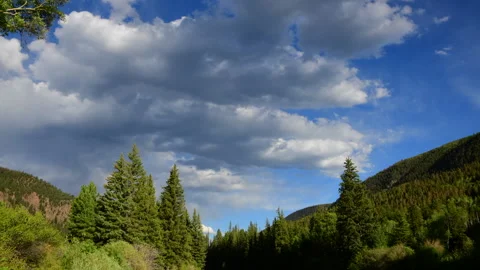 Rocky moutain time lapse 库存影片 135452204