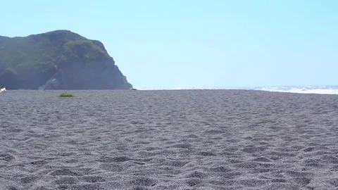 Rocky Norcal Beach 2 Stock Footage 79039885