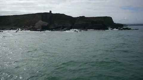 Rocky Ocean Cliffs Stock Footage 37612977