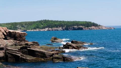 Rocky Ocean Coastline Stock Photos