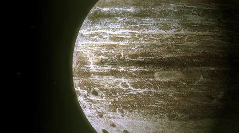 A Rocky Planet in Outer Space Stock Footage 30268246