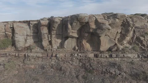 Rocky Plateau in the Karoo, Western Cape Stock Footage 344329054