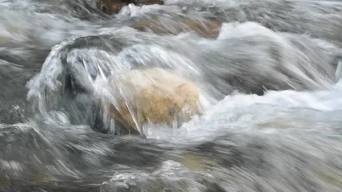 Rocky Rapids. Fast Water Flow. Stock Footage 161382884