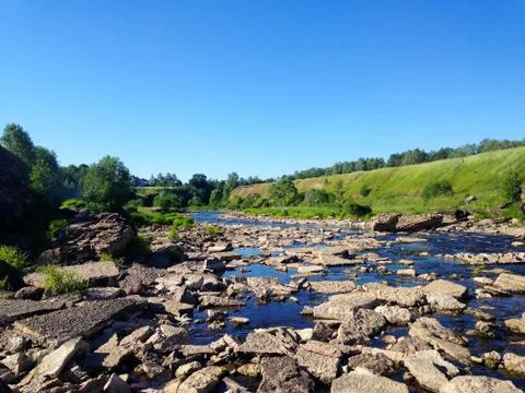 Rocky river Foto stock