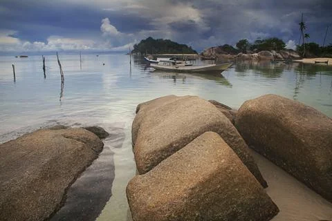 Rocky sea Stock Photos