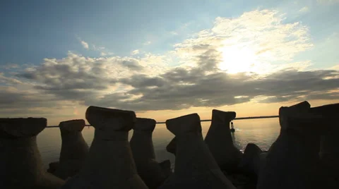 Rocky seashore Video stock 38287409