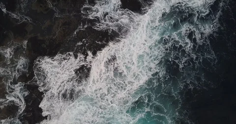Rocky seashore landscape Stock Footage 87840778
