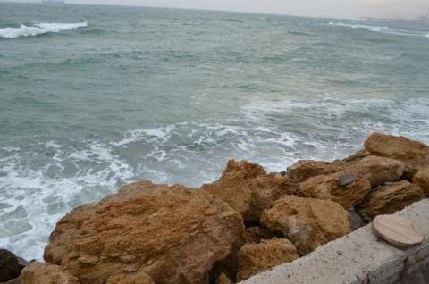 Rocky seashore Stock Photos