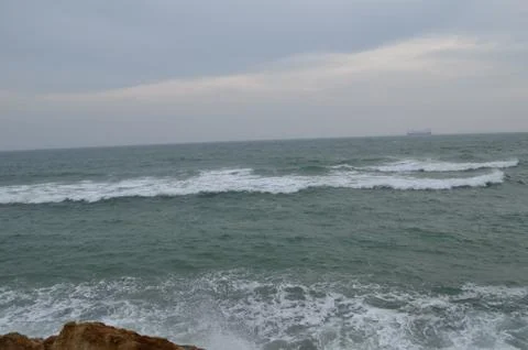 Rocky seashore Stock Photos