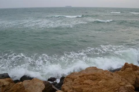 Rocky seashore Stock Photos