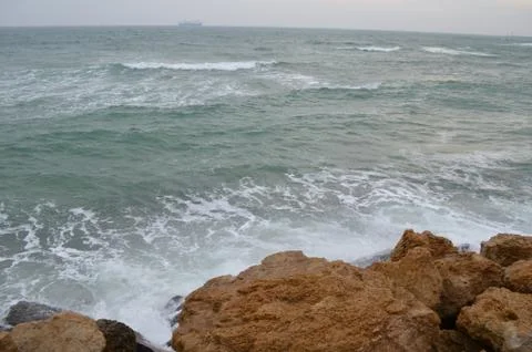 Rocky seashore Stock Photos