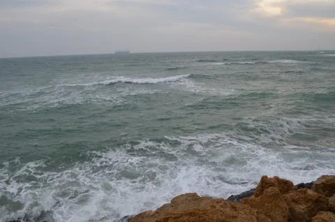 Rocky seashore Stock Photos