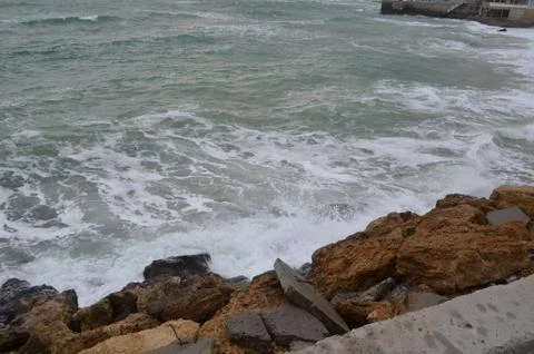 Rocky seashore Stock Photos
