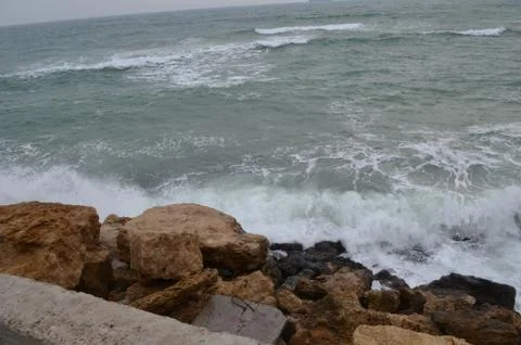 Rocky seashore Stock Photos