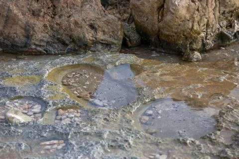 Rocky seashore Stock Photos