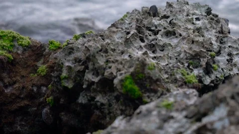 Rocky Shore Stock Footage 76142246