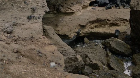 Rocky shore in the ocean 動画素材 75945539