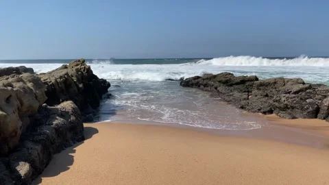 Rocky shoreline Stock Footage 255651986