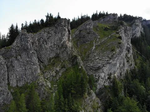 The Rocky Side of The Mountain Stock Photos
