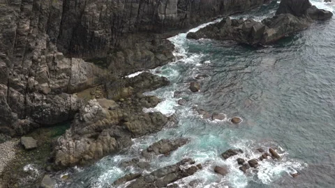 Rocky spot of the cape Stock Footage 158657276