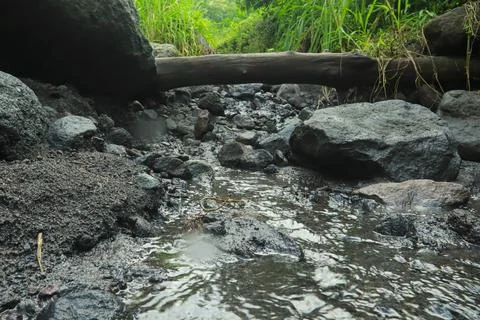Rocky Stream Close-Up Stock Photos