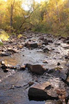 Rocky Stream in Duluth, MN Stock Photos