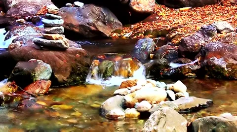 Rocky stream No. 1 Video stock 45400520
