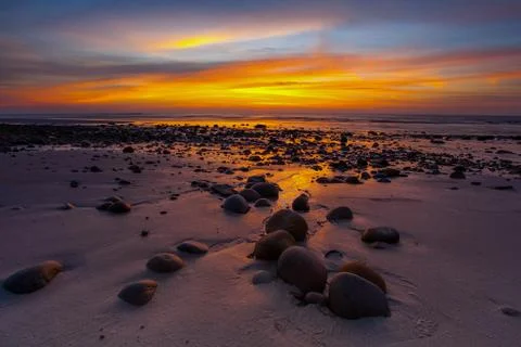 Rocky Sunset Stock Photos