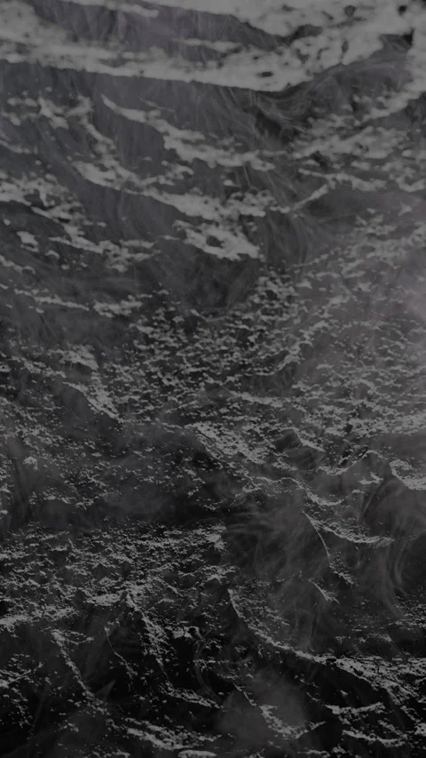 Rocky surface mist slow glide. Video stock 337775825