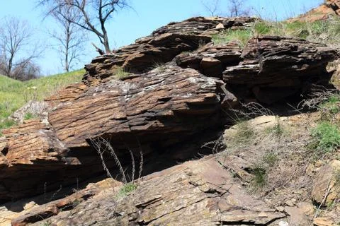Rocky terrain Foto stock