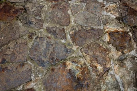 Rocky texture with different patterns and elements in high quality Stock Photos