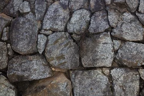 Rocky texture with different patterns and elements in high quality Stock Photos