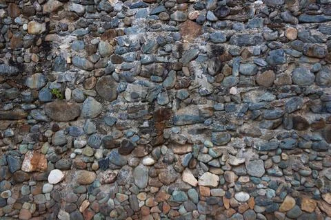 Rocky texture with different patterns and elements in high quality Stock Photos