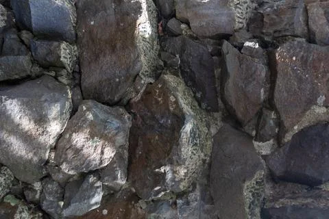 Rocky texture with different patterns and elements in high quality Stock Photos