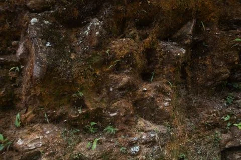 Rocky texture with different patterns and elements in high quality Stock Photos