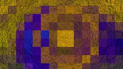 Rocky Tiles Color Flickering Loop Video stock 129942629