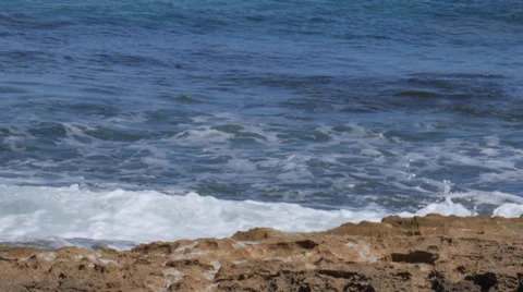Rocky tropical beach Stock Footage 31236982