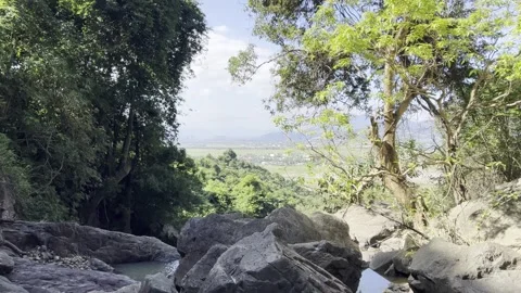 Rocky Valley View in Khanh Hoa Vietnam Stock Footage 328963703