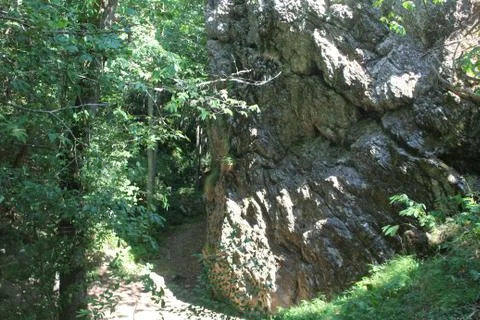 Rocky wall Stockfoto's