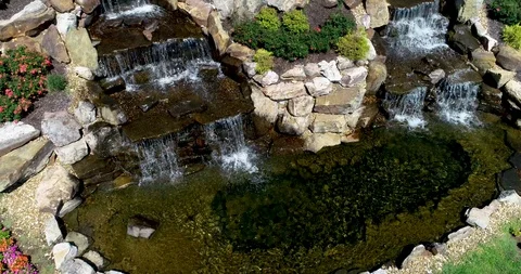 Rocky Water Fall 4 Looking Down SlowMotion 動画素材 113302874