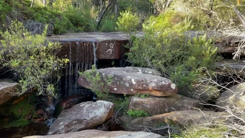 Rocky Waterfall Stock Footage 241122180