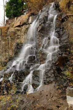 Rocky waterfall Stock Photos