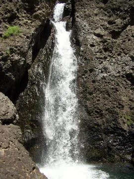 Rocky waterfall Foto stock