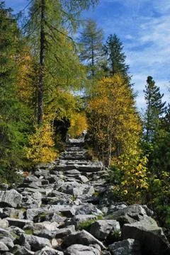 Rocky way Stock Photos