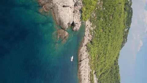 RockyCove 9x16 Stock Footage 251147016