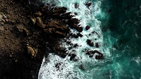 RockyOceanBeauty1 Stock Footage 252394677