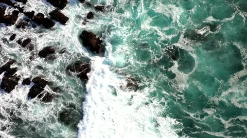 RockyOceanBeauty6 Video stock 252394575