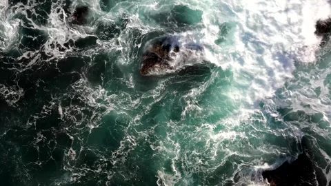 RockyOceanBeauty9 Stock Footage 252394499